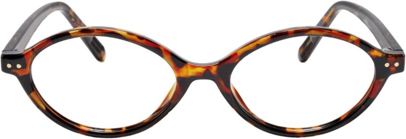 Blue Light Blocking Glasses for Women Men,Oval Glasses Frame Bluelight Glasses for Gaming/Computer/Screen