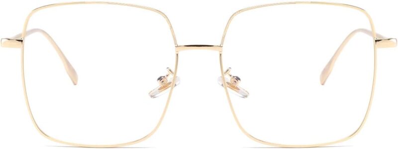 Blue Light Blocking Glasses women Anti Glare UV Filter Computer Gaming Glasses Retro matal square Eyeglasses Frame