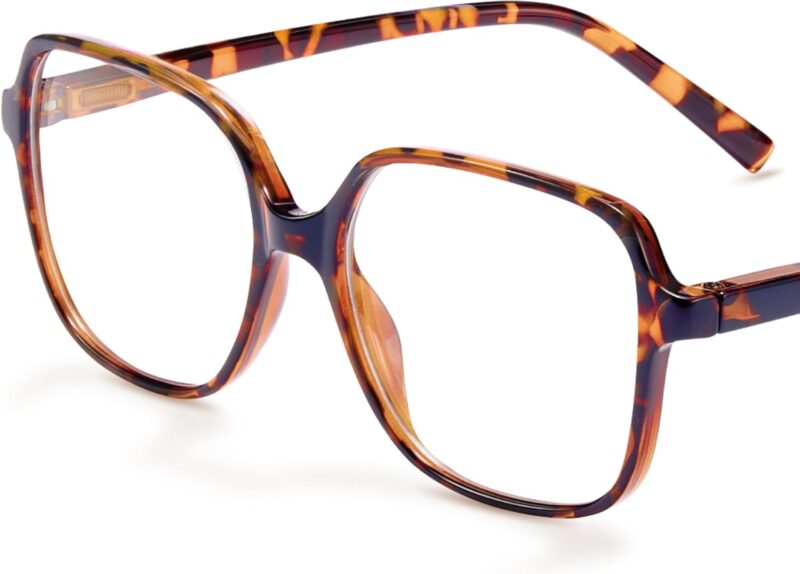 Blue Light Blocking Glasses for Women, Blue Light Glasses for Women Oversized Fashion Glasses
